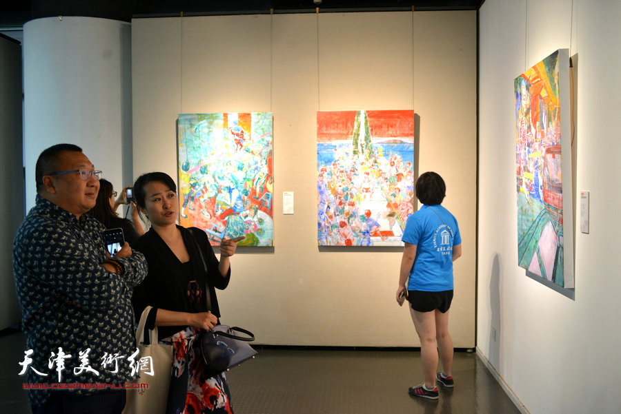 Gan Chin Lee in “Shared Glory with Diversified Splendours: The Group Exhibition of ASEAN-China Academies of Fine Arts” at TianJin Academy of Fine Arts
