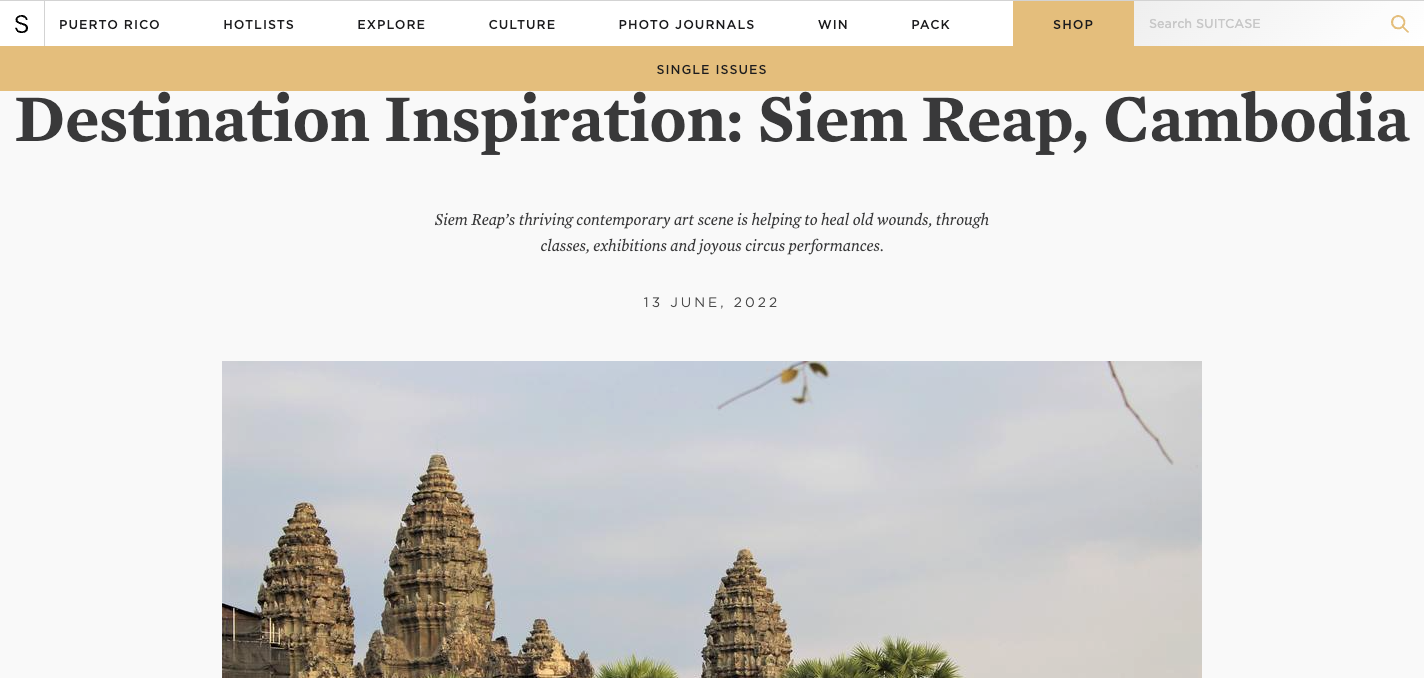SUITCASE – Destination Inspiration: Siem Reap, Cambodia