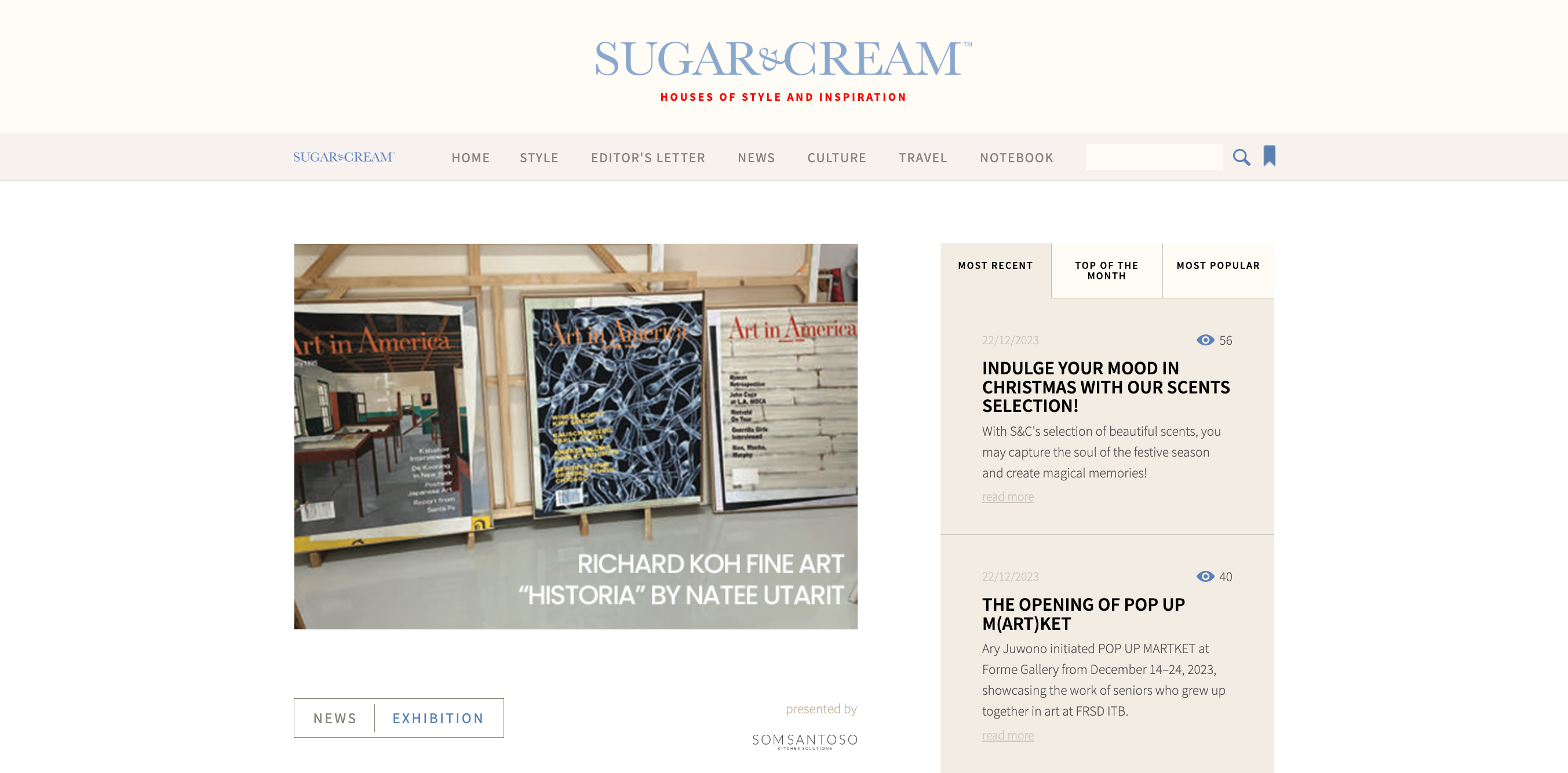 Sugar & Cream – RICHARD KOH FINE ART: “HISTORIA” BY NATEE UTARIT