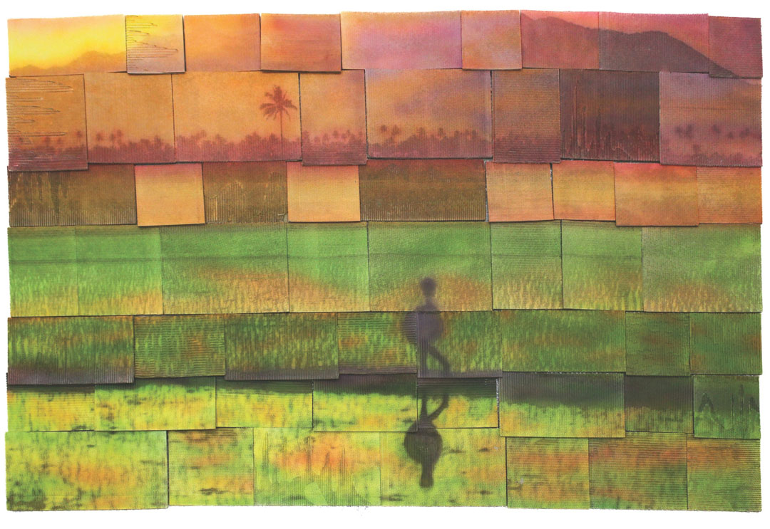 Warrior Girl Crossing the Field