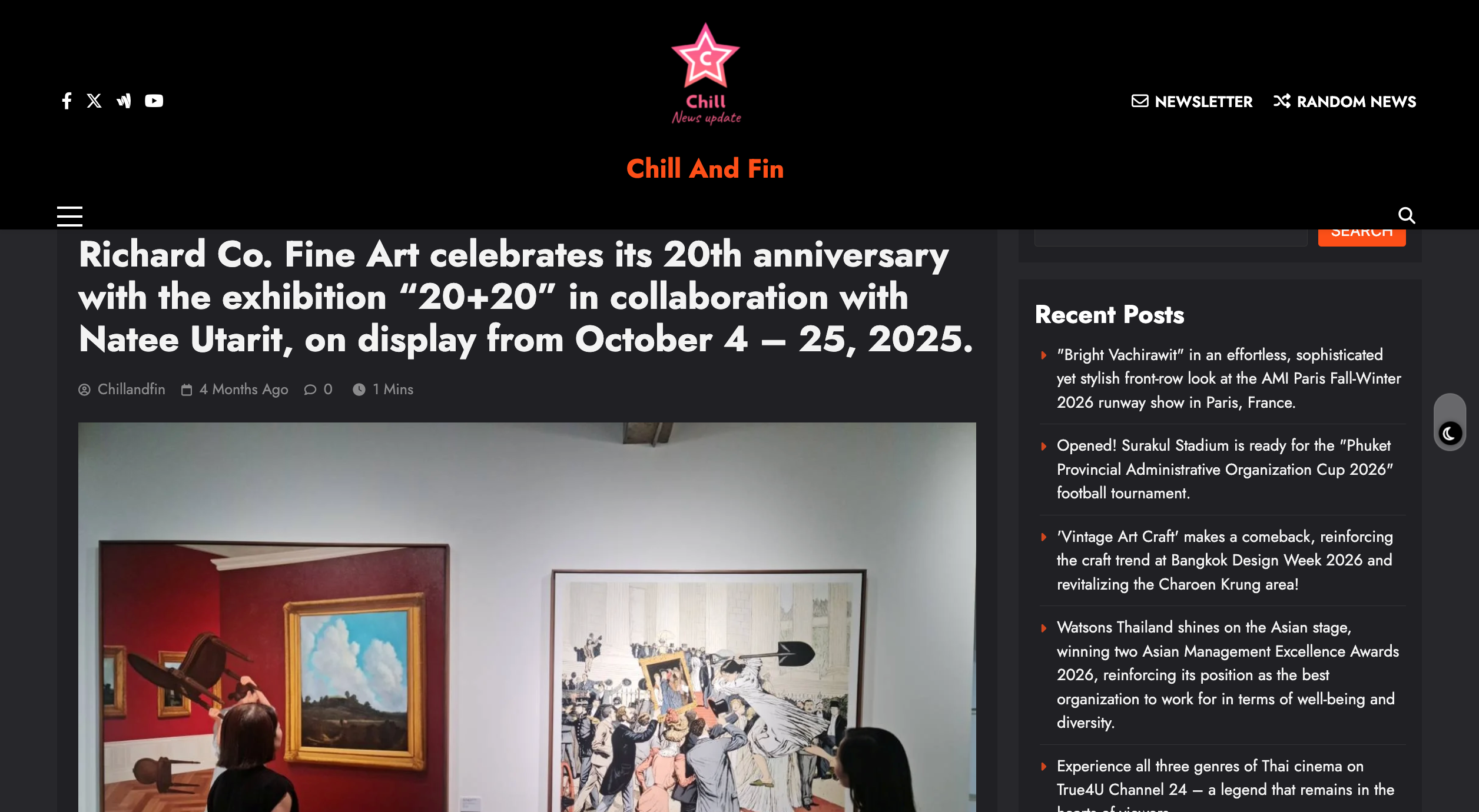 Chill And Fin – Richard Koh Fine Art celebrates its 20th anniversary with the exhibition “20+20” in collaboration with Natee Utarit, on display from October 4 – 25, 2025