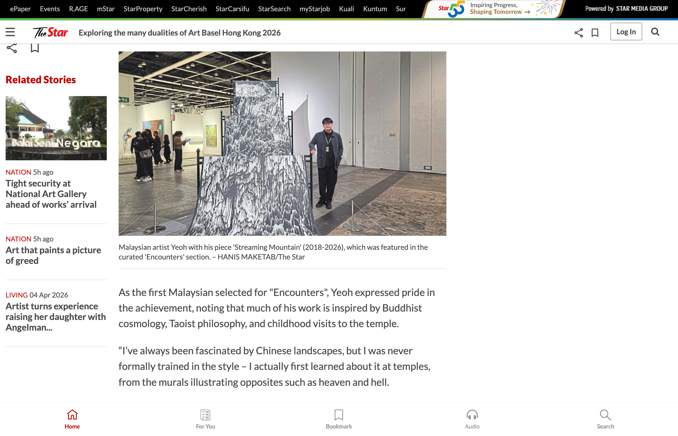 The Star – Exploring the many dualities of Art Basel Hong Kong 2026