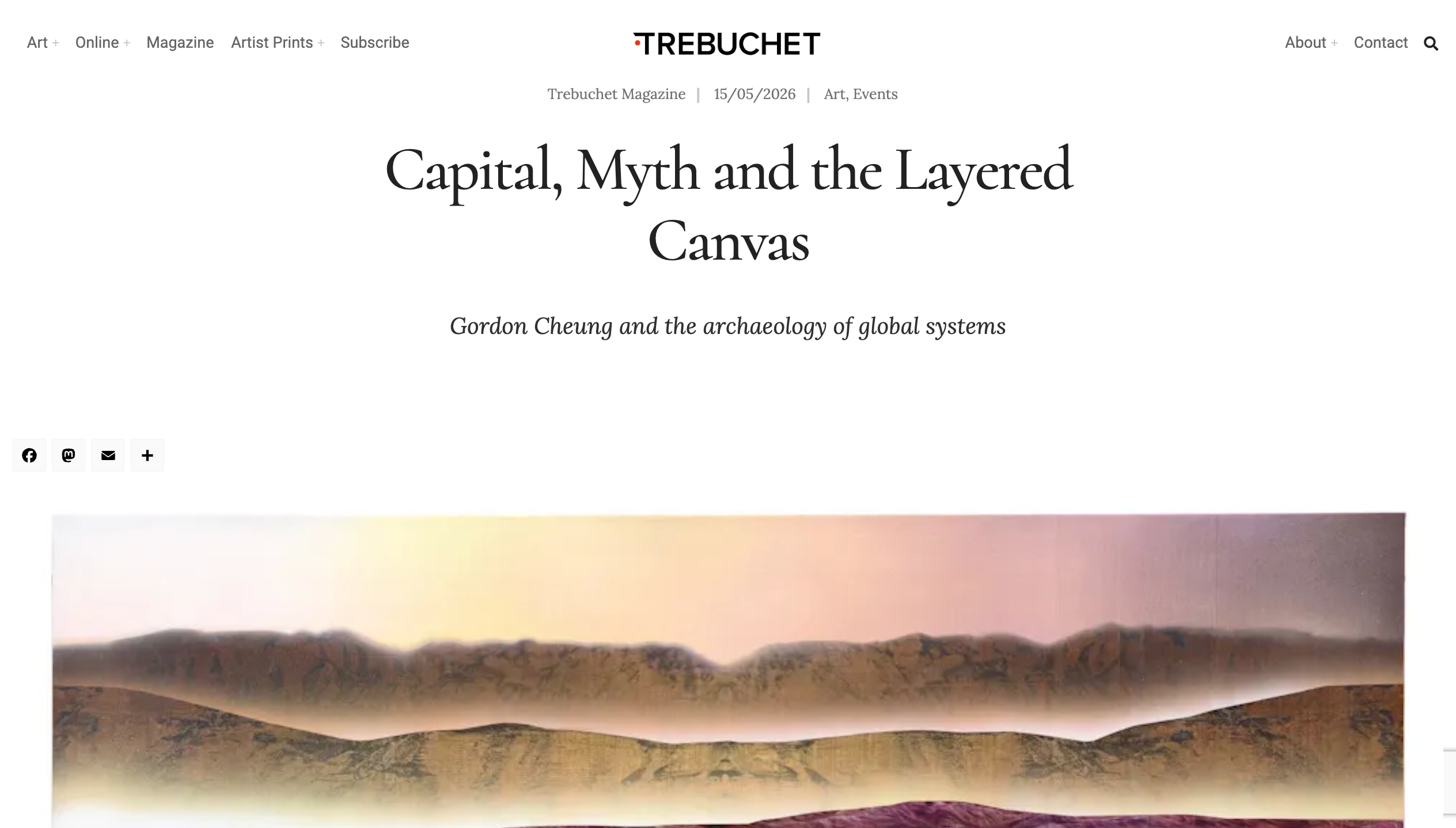 Trebuchet – Capital, Myth and the Layered Canvas
