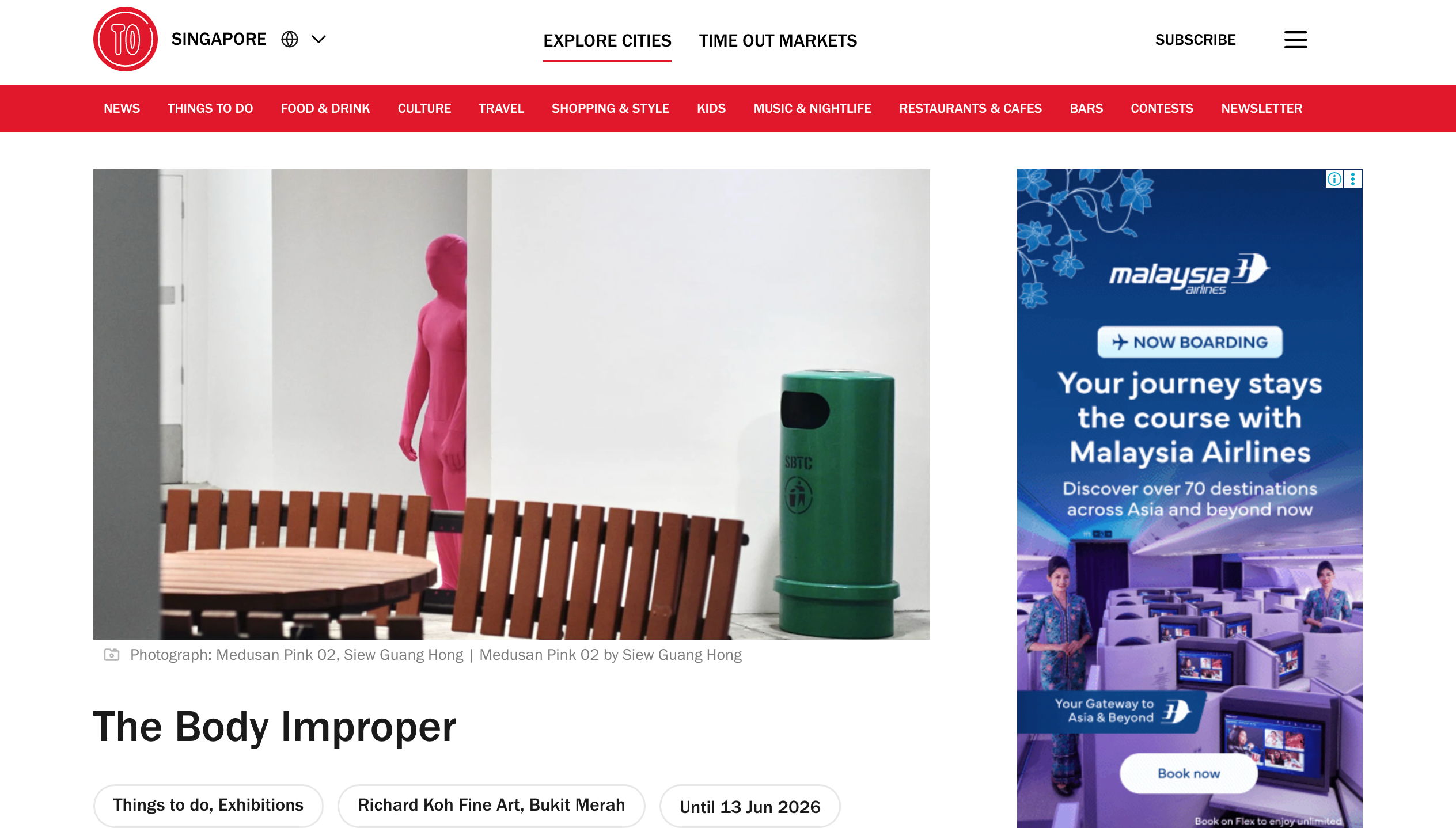 TimeOut – the body improper