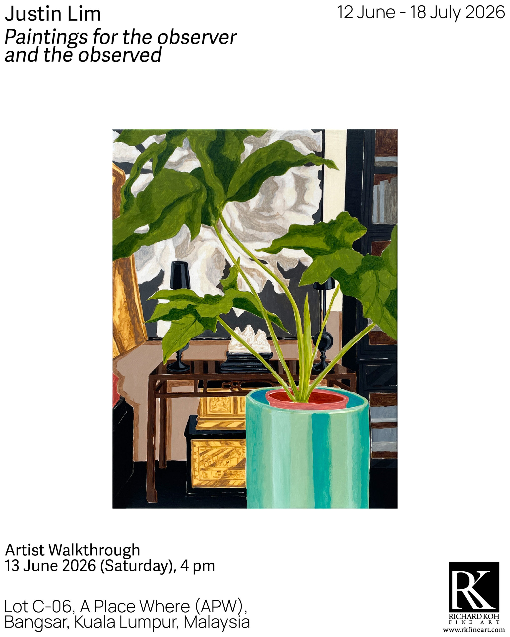   Justin Lim – Paintings for the observer and the observed