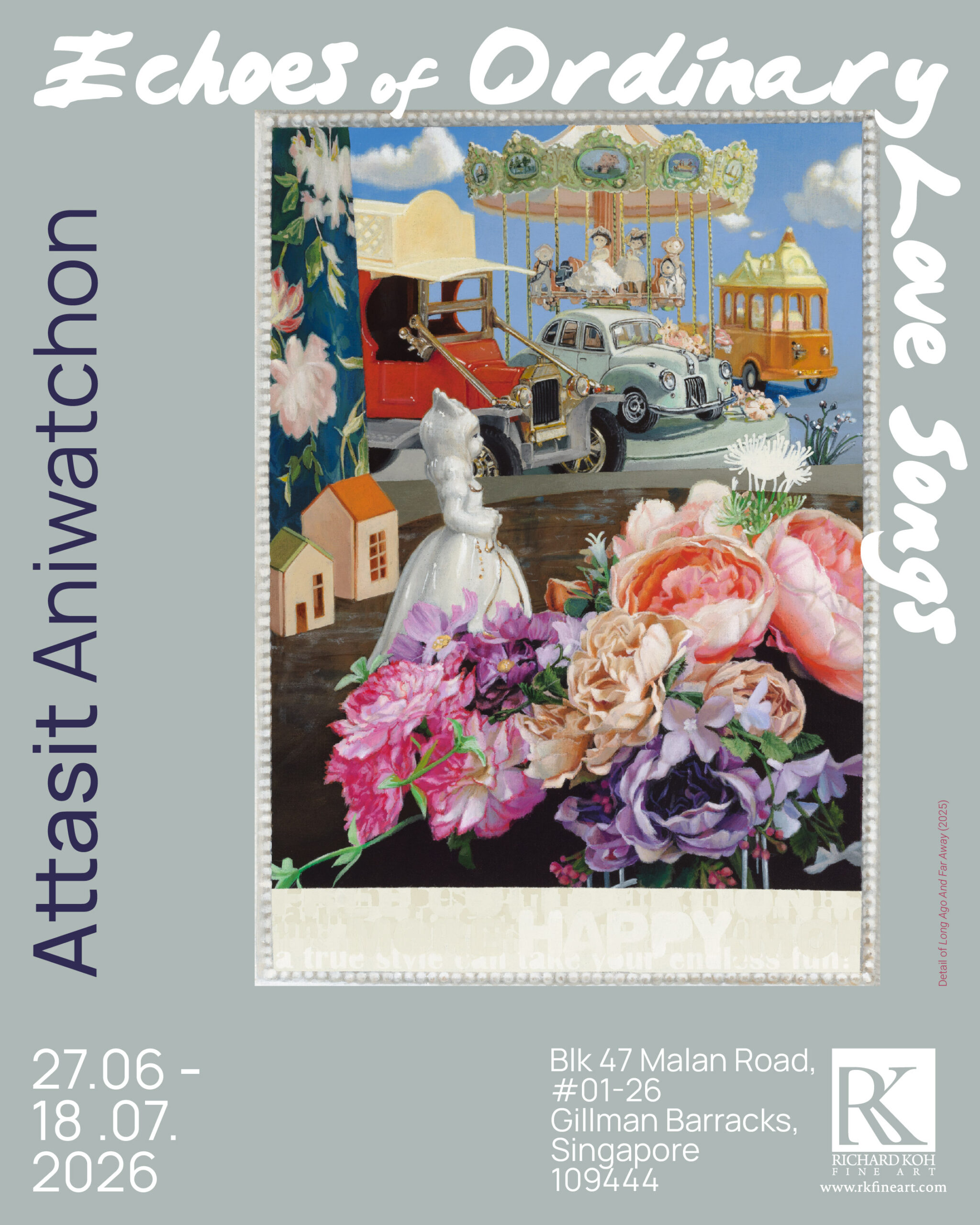   Echoes of Ordinary Love Songs: A Painting Exhibition by Attasit Aniwatchon