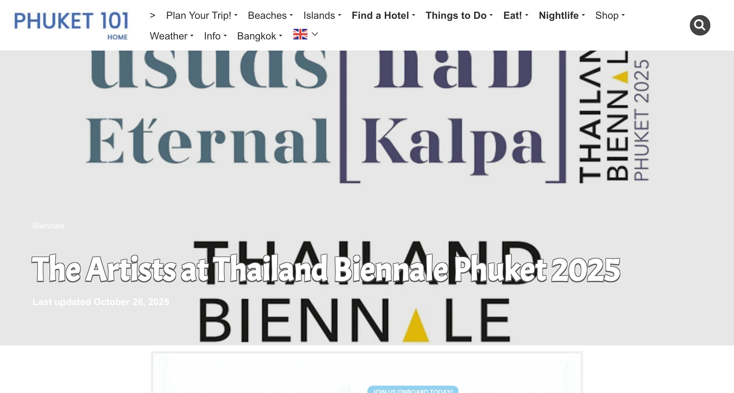 PHUKET 101 – The Artists at Thailand Biennale Phuket 2025