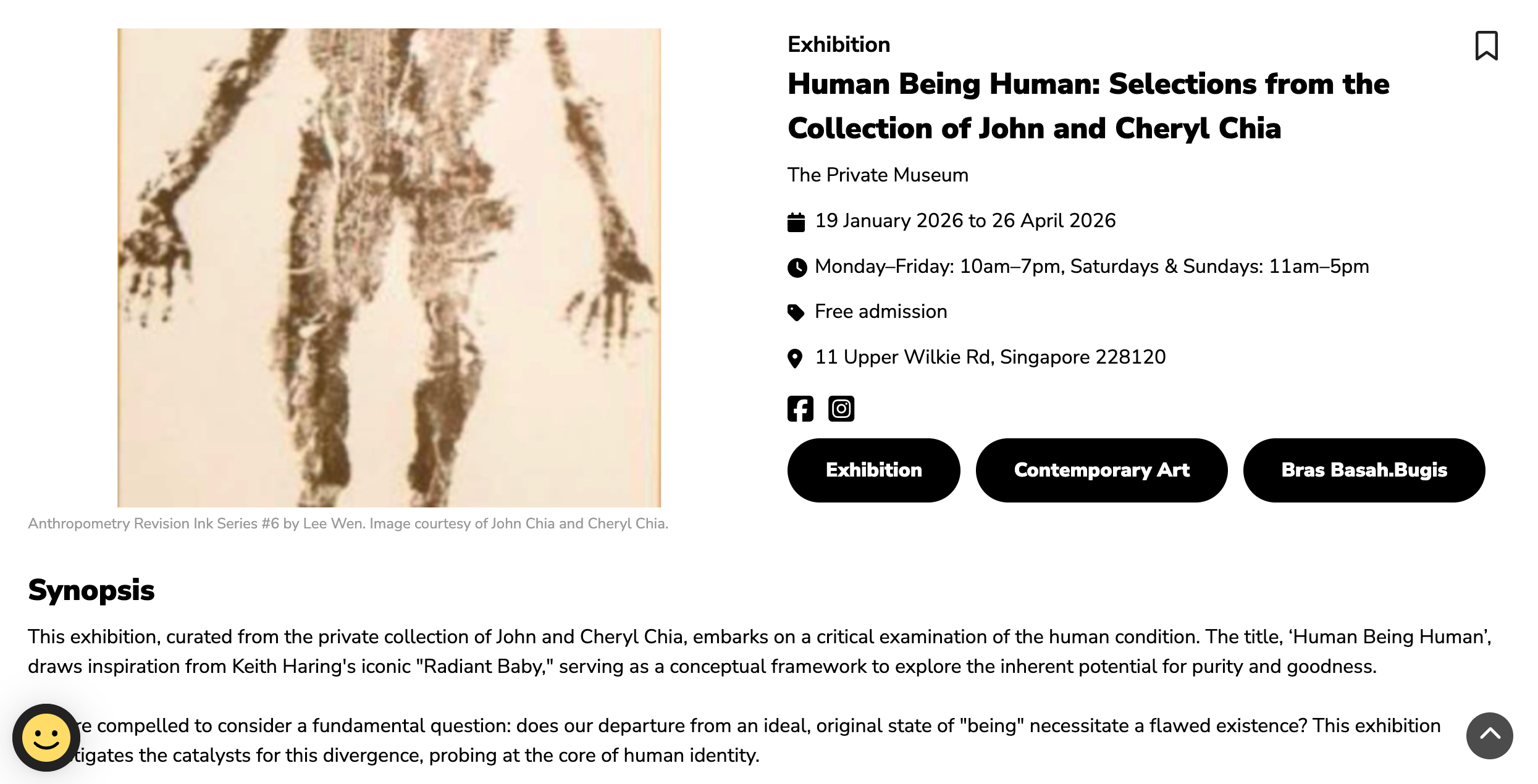 Singapore Art Week – Human Being Human: Selections from the Collection of John and Cheryl Chia