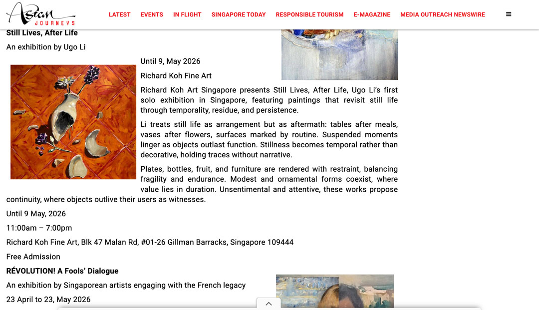 Asian JOURNEYS – Celebrating French Creativity and Culture Across Singapore