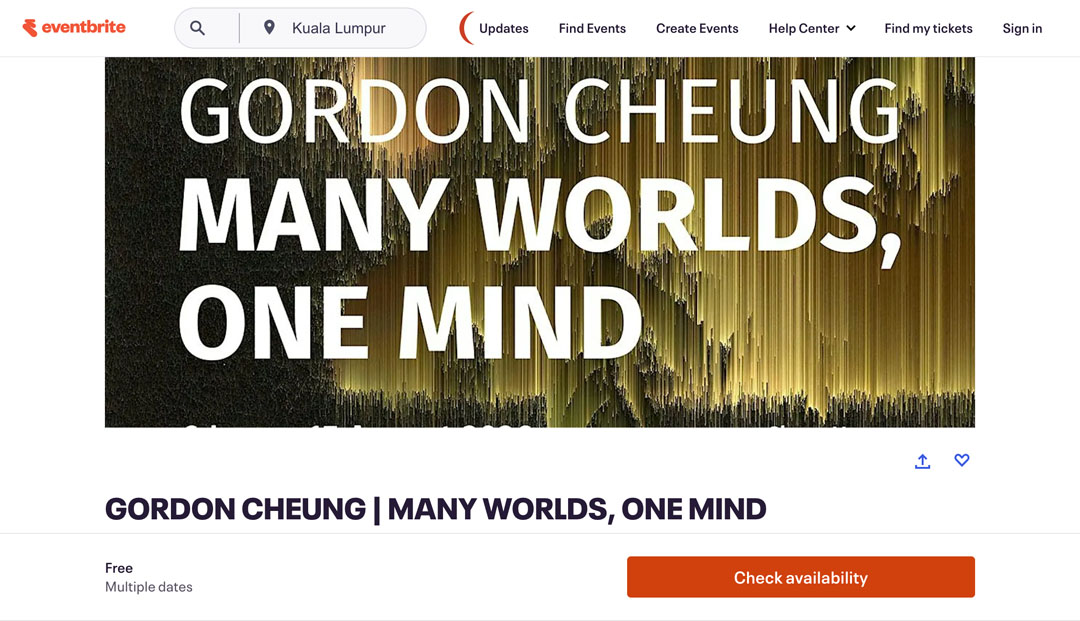 eventbrite – GORDON CHEUNG | MANY WORLDS, ONE MIND