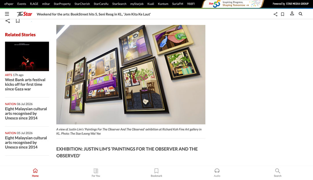 The Star – Weekend for the arts: BookStreet hits 5, Seni Reog in KL, ‘Jom Kita Ke Laut’