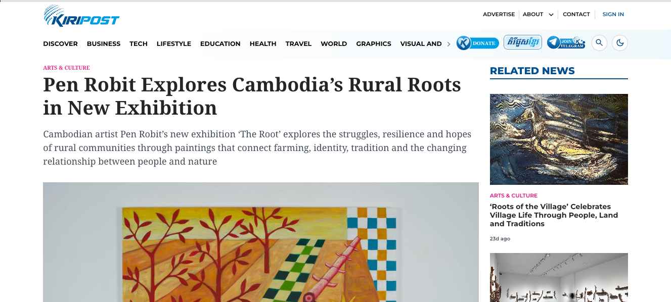 KIRIPOST – Pen Robit Explores Cambodia’s Rural Roots in New Exhibition